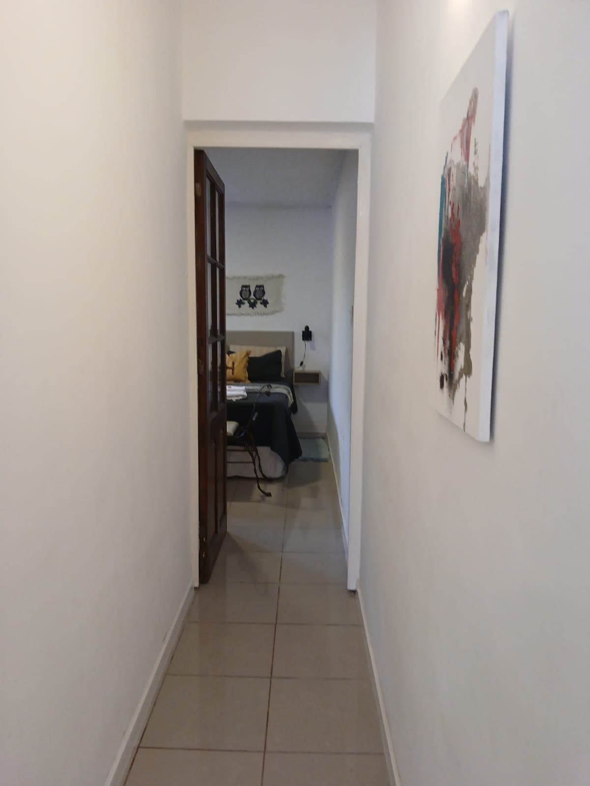 Pasillo interno del departamento